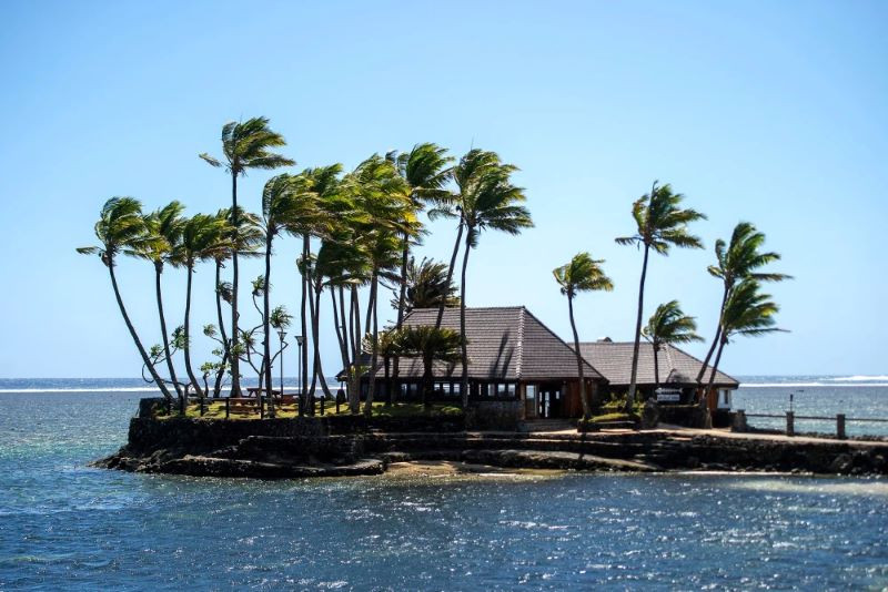 the five star warwick fiji resort on the coral coast on monday photo afp