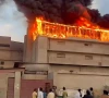 a fire broke out on the roof of a factory located in phase 2 of the site super highway industrial area ahsanabad in karachi photo express
