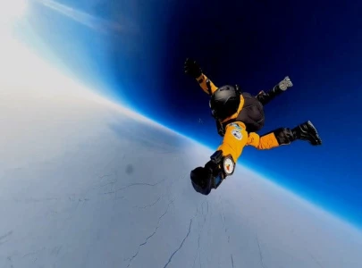 three russians parachute from stratosphere to north pole three russians parachute from stratosphere to north pole