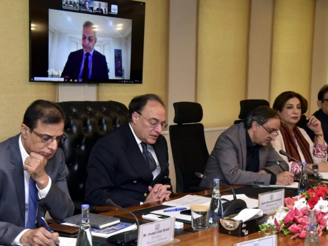 Aurangzeb reviews economic reforms, trade and investment with World Bank, UK envoy