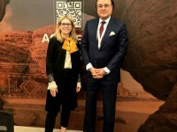 finance minister aurangzeb meets group s md anna bjerde on sidelines of alula conference for emerging market economies in saudi arabia photo x pakistan s ministry of finance