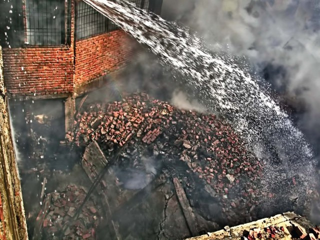 goods worth thousands of rupees reduced to ashes goods worth thousands of rupees reduced to ashes