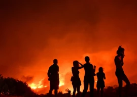 firefighters bring huge blaze in france under control