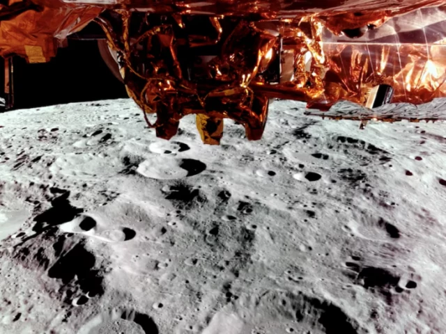 the moon passes by firefly aerospace s blue ghost spaceship ahead of its landing february 24 2025 in this screengrab taken from a video obtained from social media firefly aerospace via x via reuters the moon passes by firefly aerospace s blue ghost spaceship ahead of its landing february 24 2025 in this screengrab taken from a video obtained from social media firefly aerospace via x via reuters