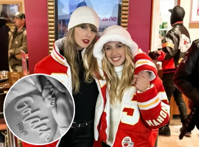 taylor swift sends handmade gift to brittany and patrick mahomes newborn daughter golden raye
