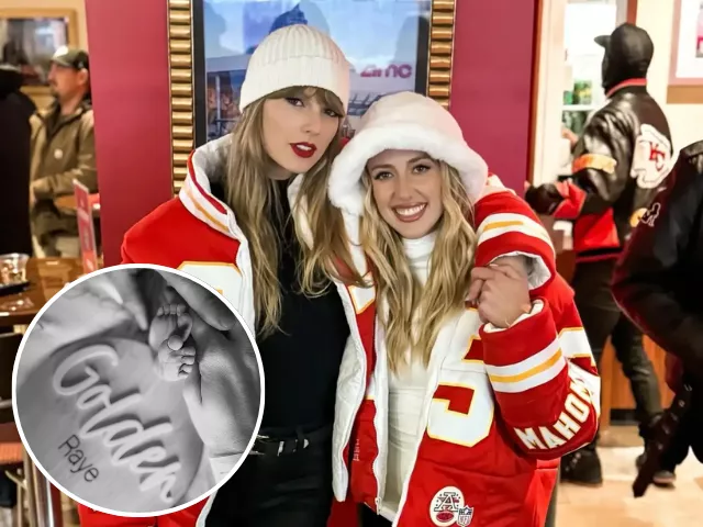 taylor swift sends handmade gift to brittany and patrick mahomes newborn daughter golden raye