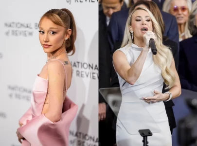 ariana grande accused of mocking carrie underwood s performance at trump s inauguration