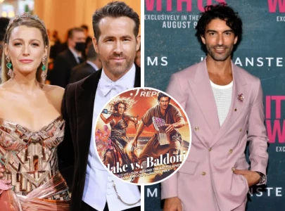 blake lively and justin baldoni depicted as david and goliath on the hollywood reporter s cover sparks controversy blake lively and justin baldoni depicted as david and goliath on the hollywood reporter s cover sparks controversy