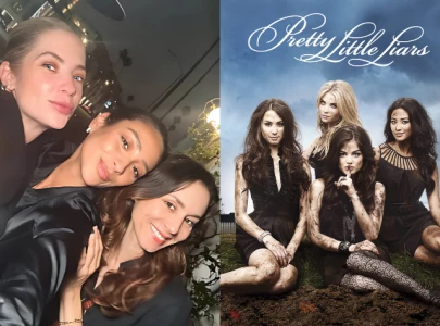 shay mitchell ashley benson and troian bellisario reunite to celebrate 15 years of pretty little liars shay mitchell ashley benson and troian bellisario reunite to celebrate 15 years of pretty little liars