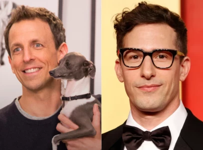 seth meyers dog frisbee notorious for feud with andy samberg dies at 14 seth meyers dog frisbee notorious for feud with andy samberg dies at 14