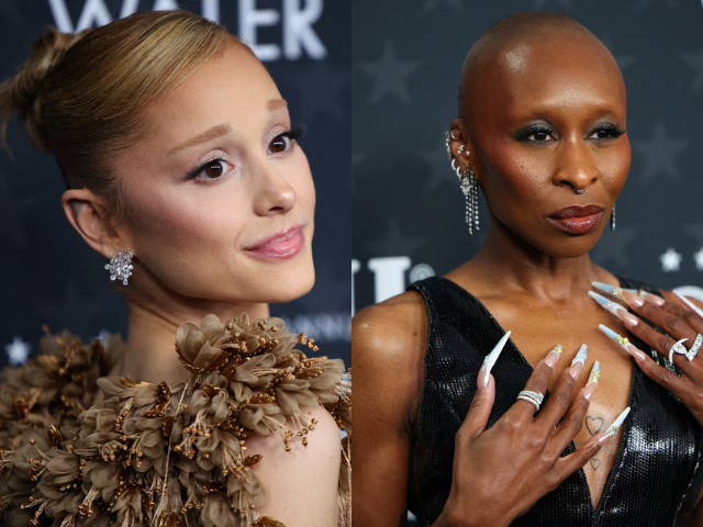 'Wicked' stars Ariana Grande and Cynthia Erivo did not win any award (Reuters)