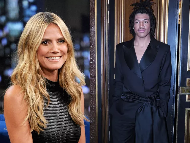 heidi klum rejoices as son henry makes runway debut at paris fashion week heidi klum rejoices as son henry makes runway debut at paris fashion week