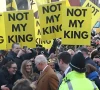 not my king anti monarchy protesters chant at king charles during visit to middlesbrough