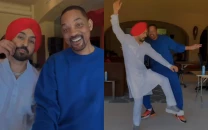 will smith learns bhangra dance from punjabi singer diljit dosanjh in viral video