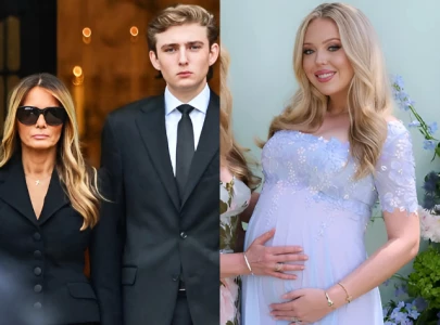 melania trump misses stepdaughter tiffany s baby shower to spend weekend with barron amid family feud rumours melania trump misses stepdaughter tiffany s baby shower to spend weekend with barron amid family feud rumours