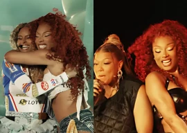 megan thee stallion brings out queen latifah and ciara amid tech issue during coachella headline set megan thee stallion brings out queen latifah and ciara amid tech issue during coachella headline set