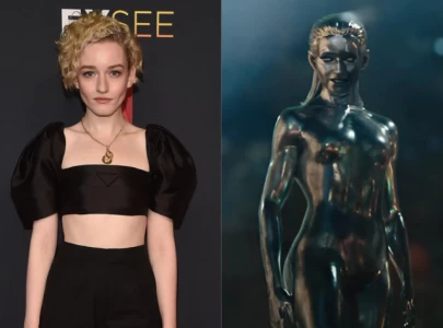 julia garner debuts as first female silver surfer shalla bal in the fantastic four first steps