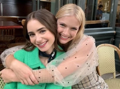 lily collins shuts down emily in paris feud rumours with supportive message to departing co star camille razat
