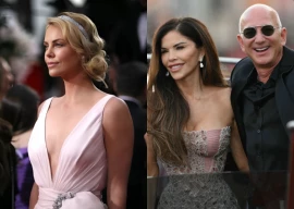charlize theron reportedly banned from bezos events after joking about jeff and lauren sanchez s wedding