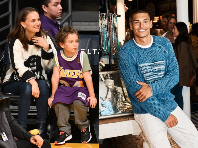 Natalie Portman's son with YouTuber Marlon