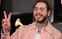 post malone falls off stage while toasting a fan mid performance in arizona post malone falls off stage while toasting a fan mid performance in arizona