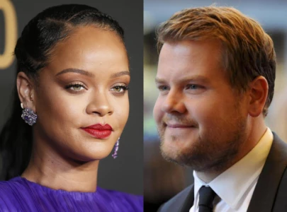 rihanna makes james corden wait 8 years before finally joining him for duet in smurfs rihanna makes james corden wait 8 years before finally joining him for duet in smurfs