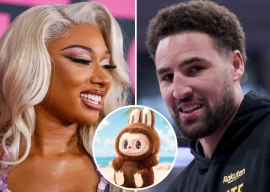 megan thee stallion flaunts labubu dolls gifted by new boo klay thompson