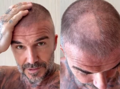 david beckham flaunts new buzz cut after self styled trim with clipper goes wrong