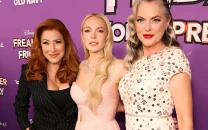 lindsay lohan s parent trap co stars lisa ann walter elaine hendrix support her at freakier friday la premiere lindsay lohan s parent trap co stars lisa ann walter elaine hendrix support her at freakier friday la premiere