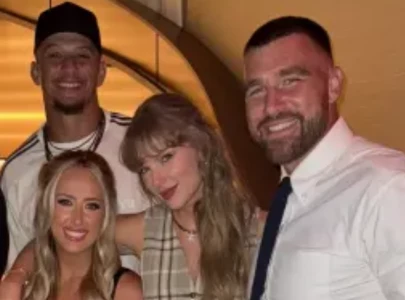 taylor swift and travis kelce attend patrick mahomes 30th birthday celebration in kansas city