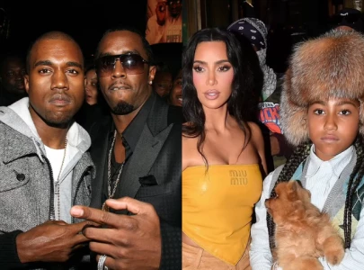 kanye west threatens war with kim kardashian after involving daughter north in diddy scandal