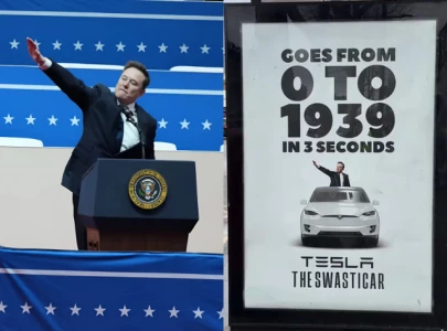 elon musk mocked in fake tesla swasticar ad featuring nazi salute elon musk mocked in fake tesla swasticar ad featuring nazi salute