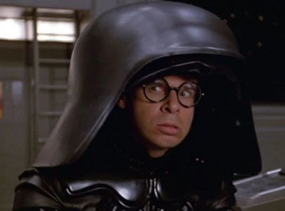 rick moranis ends retirement to reprise dark helmet in spaceballs 2 set for 2027 release