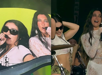 dua lipa surprises wembley crowd by welcoming charli xcx for surprise 360 duet
