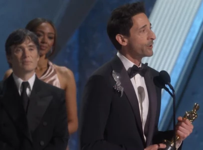 adrien brody breaks world record for longest oscars speech cillian murphy s reaction goes viral