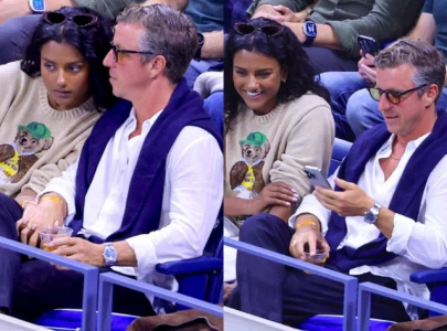 simone ashley s new romance revealed as bridgerton star kisses tim sykes at us open