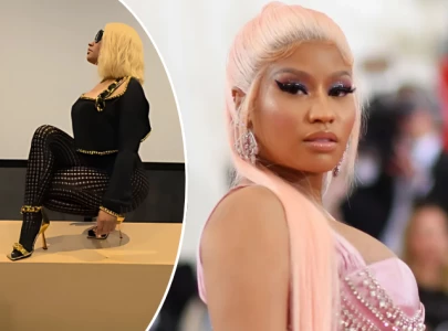 nicki minaj nails stiletto challenge do over after dress mishap nicki minaj nails stiletto challenge do over after dress mishap