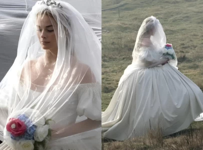 margot robbie stuns in gothic wedding gown while filming wuthering heights adaptation sparking debate over authenticity margot robbie stuns in gothic wedding gown while filming wuthering heights adaptation sparking debate over authenticity