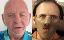 anthony hopkins channels hannibal lecter in kim kardashian s new skims face wrap anthony hopkins channels hannibal lecter in kim kardashian s new skims face wrap