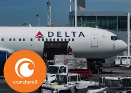crunchyoll partners with delta airlines to bring anime and film streaming to seatback screens
