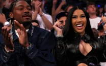 cardi b and stefon diggs put romance rumours to rest at knicks playoff victory in nyc cardi b and stefon diggs put romance rumours to rest at knicks playoff victory in nyc