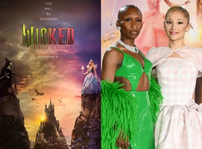 cynthia erivo and ariana grande debut wicked for good trailer at cinemacon joke about less waterworks on second press tour cynthia erivo and ariana grande debut wicked for good trailer at cinemacon joke about less waterworks on second press tour