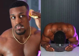 fitness influencer ashton hall s ice water and banana peel morning routine goes viral fitness influencer ashton hall s ice water and banana peel morning routine goes viral