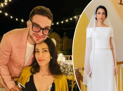 huma abedin marries alex soros in hamptons in dual faith ceremony with two custom designer dresses