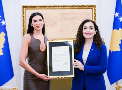 dua lipa becomes citizen of kosovo by presidential decree honoured for cultural impact dua lipa becomes citizen of kosovo by presidential decree honoured for cultural impact