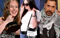 hannah einbinder megan stalter and javier bardem show support for palestine at 2025 emmys