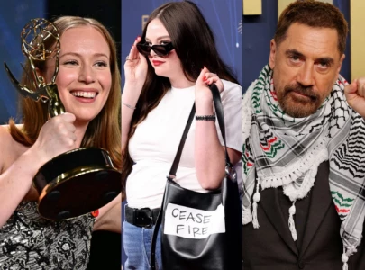 hannah einbinder megan stalter and javier bardem show support for palestine at 2025 emmys hannah einbinder megan stalter and javier bardem show support for palestine at 2025 emmys