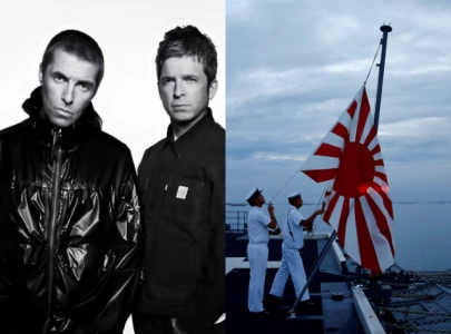 oasis criticised in korea over rising sun flag imagery in morning glory video ahead of tour oasis criticised in korea over rising sun flag imagery in morning glory video ahead of tour