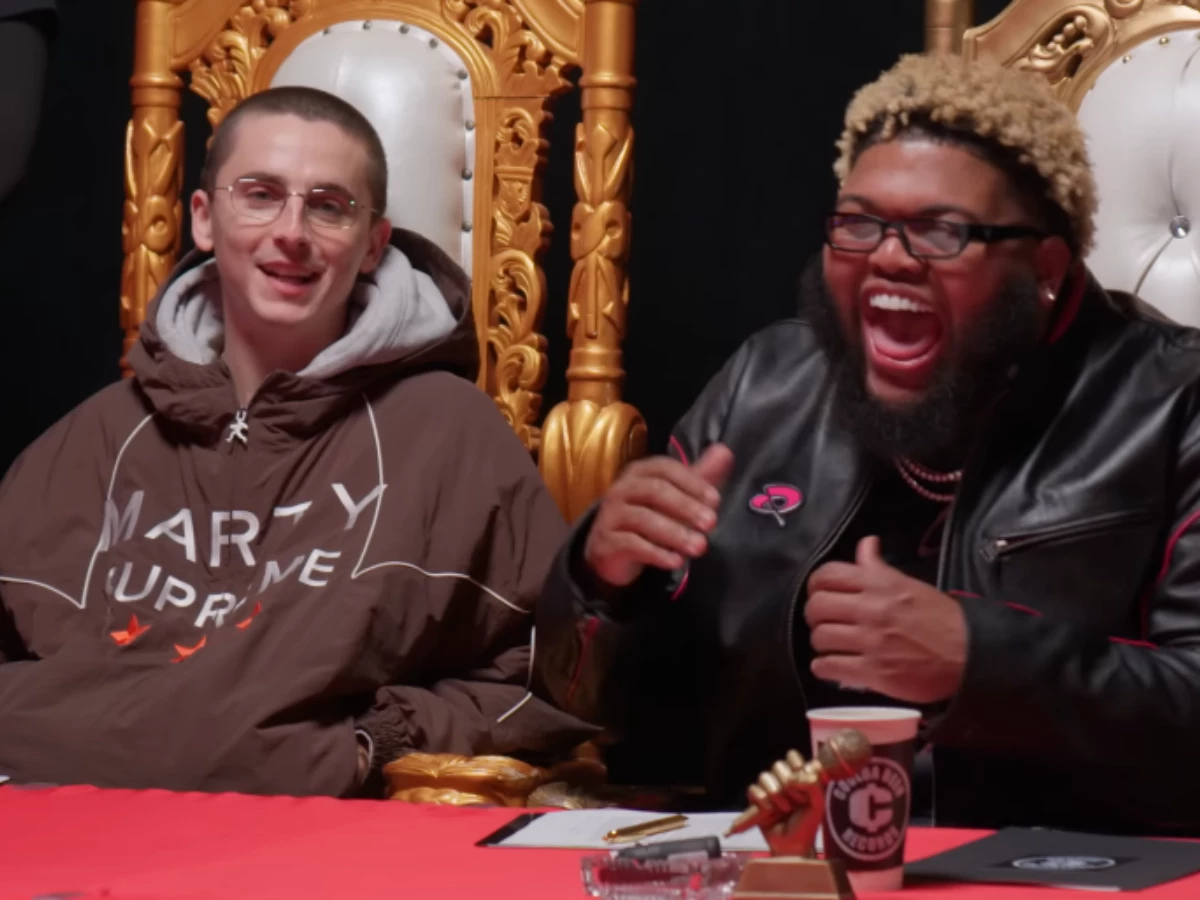 timoth e chalamet and druski sing gospel duet on coulda been records audition show