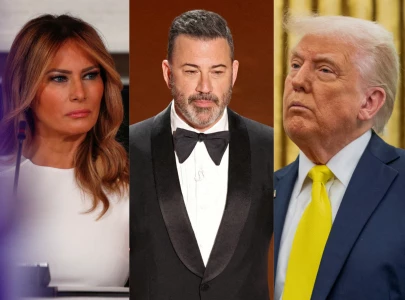 jimmy kimmel defends melania expectant widow joke amid trump s criticism and calls for dismissal